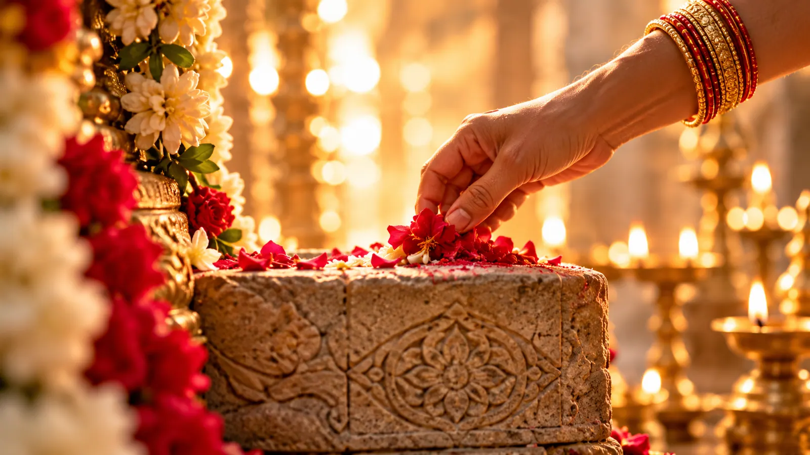 Temple milestone ceremony